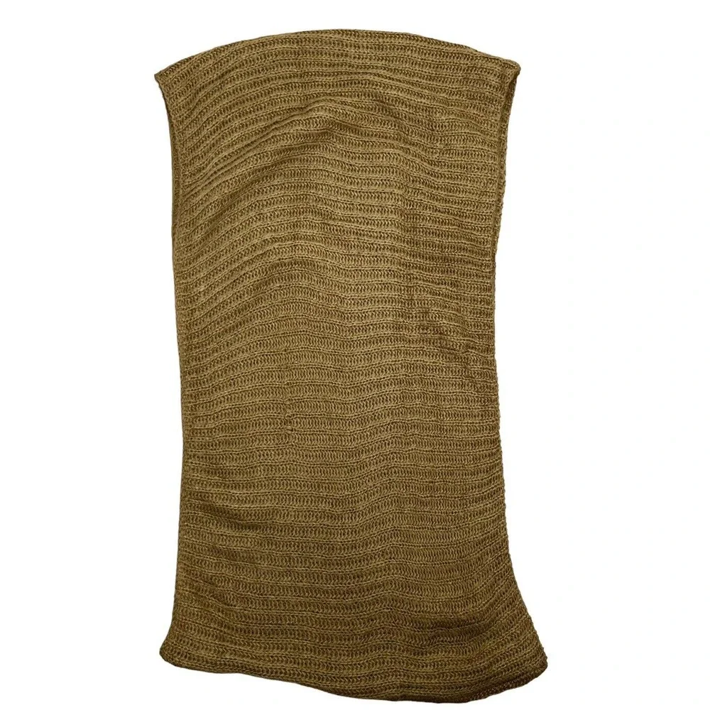 Ardene Infinity Scarf Chunky Knit Tan Brown One Size